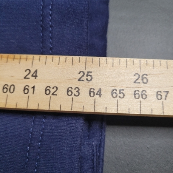 JM Collections Rain Wind Jacket Women's Large Navy Blue - Picture 10 of 12